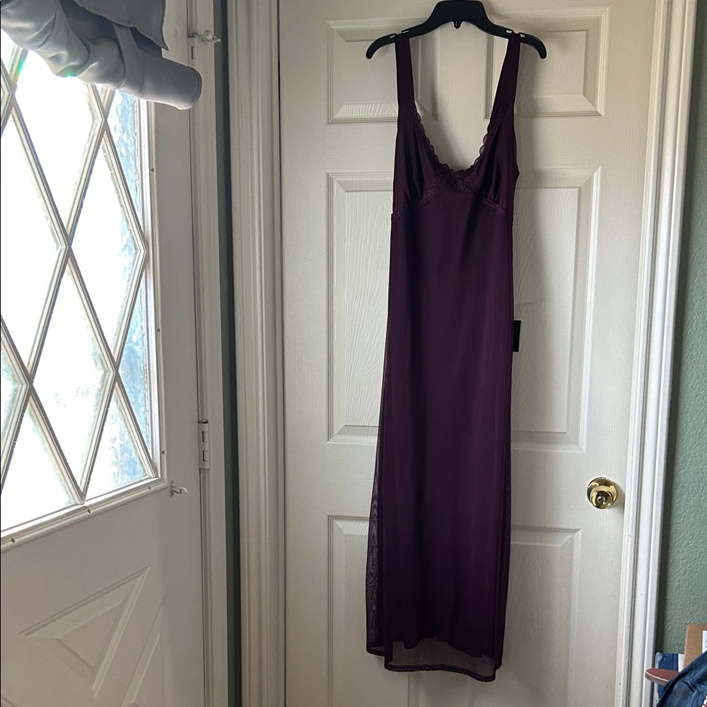Lulu's Deep Purple Lace Dress